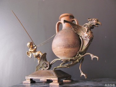 Scultura intitolato "АНТИКА" da Sergei Bogoliubov, Opera d'arte originale, Colaggio