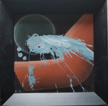 Картина под названием "Абстракция 19/2 (мо…" - Сергей Боголюбов, Подлинное произведение искусства, Акрил