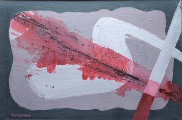 Картина под названием "Абстракция 19 Б" - Сергей Боголюбов, Подлинное произведение искусства, Акрил