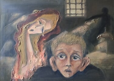 Картина под названием ""Судьба"" - Сергей Боголюбов, Подлинное произведение искусства, Масло