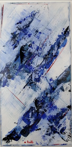 Painting titled "Stone" by Punto, Original Artwork, Acrylic
