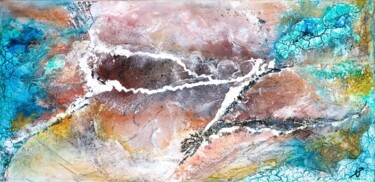 Картина под названием "Zig Zag" - Philippe Urbin, Подлинное произведение искусства, Акрил Установлен на Деревянная рама для…