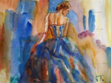 Painting titled "Coctel" by Purity, Original Artwork, Watercolor
