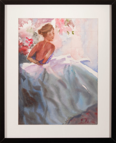 Painting titled "Glamour" by Purity, Original Artwork, Watercolor