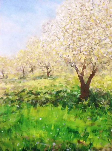 Pintura titulada "primaveras" por Puri Retamero, Obra de arte original, Acrílico
