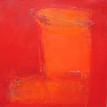 Peinture intitulée "RED DREAM #7" par Purnata, Œuvre d'art originale, Huile
