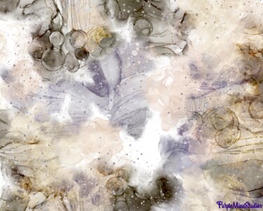 Arte digital titulada "Alcohol Ink Earth T…" por Purplemindstudios, Obra de arte original, Trabajo Digital 2D