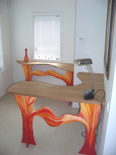 Digital Arts titled "Tree-desk I" by Purusha Geelen - Van De Graaf, Original Artwork