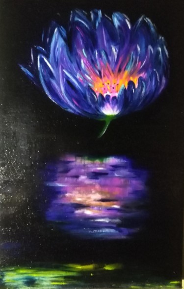 Картина под названием ""Душа"" - Алёна Руская, Подлинное произведение искусства, Масло