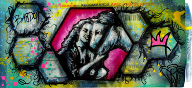 "Peinture Brigitte B…" başlıklı Tablo Pvettese tarafından, Orijinal sanat, Sprey boya