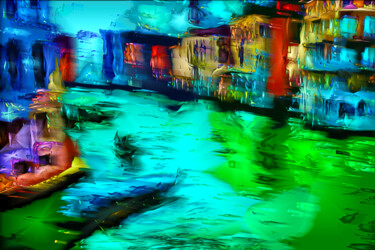 Digital Arts titled "Beautiful Venice" by Pwa Studio, Original Artwork, Digital Painting