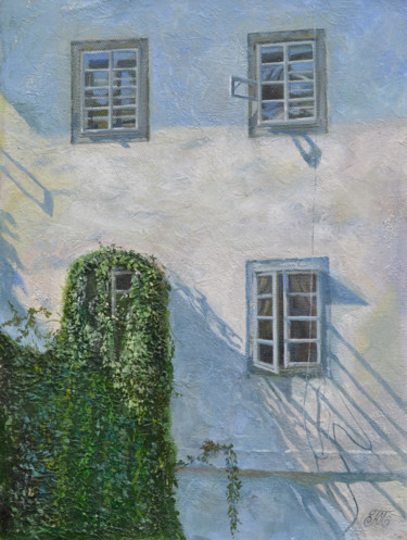 Картина под названием "Windows" - Uriy Pianida, Подлинное произведение искусства, Масло
