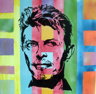 Malerei mit dem Titel "PyB Bowie street Ar…" von Pyb, Original-Kunstwerk, Acryl