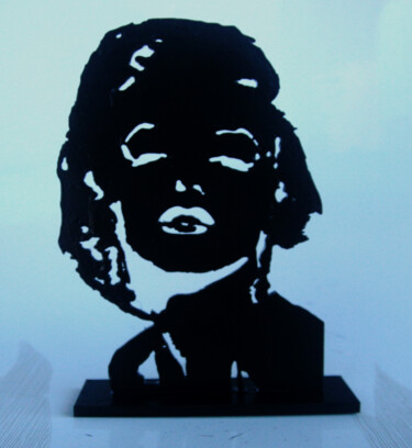 Scultura intitolato "PyB Marilyn Monroe…" da Pyb, Opera d'arte originale, Resina