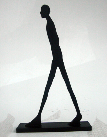 Sculpture titled "PYB giacometti man…" by Pyb, Original Artwork, Resin