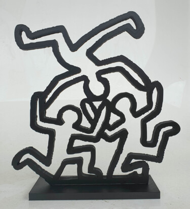 Sculpture titled "PyB Acrobats 3 Hari…" by Pyb, Original Artwork, Resin
