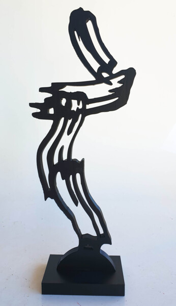 Escultura titulada "PyB Paints Roy Lich…" por Pyb, Obra de arte original, Acrílico
