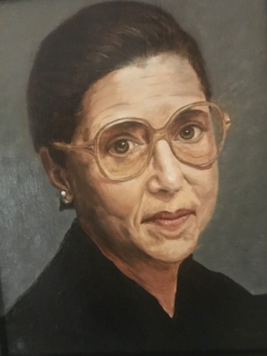 Painting titled "“Ruth”" by Steven Pynn, Original Artwork, Oil