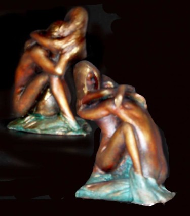 Sculpture intitulée "Deux" par Ferrer / Py.R  /  Gef, Œuvre d'art originale, Métaux