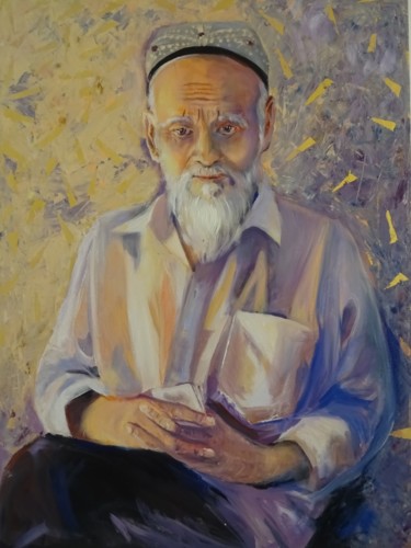 Painting titled "На солнечной сторне" by Vera Utekhina, Original Artwork, Oil