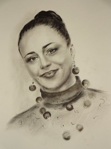 Painting titled "Портрет болгарской…" by Vera Utekhina, Original Artwork, Oil