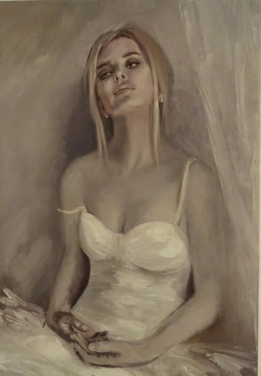 Painting titled "Цена успеха" by Vera Utekhina, Original Artwork, Oil