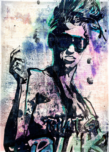 Digitale Kunst mit dem Titel "That's punk - punk…" von Qlstuff.Limited, Original-Kunstwerk, 2D digitale Arbeit