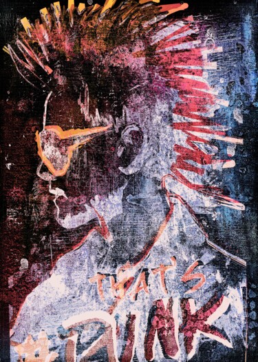 Digital Arts titled "That's punk - punk…" by Qlstuff.Limited, Original Artwork, Digital Painting