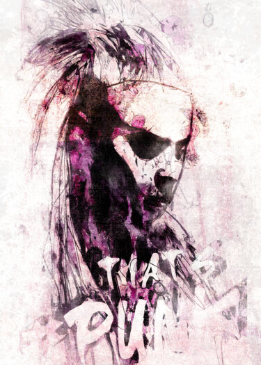 Digital Arts titled "That's punk - punk…" by Qlstuff.Limited, Original Artwork, Digital Painting