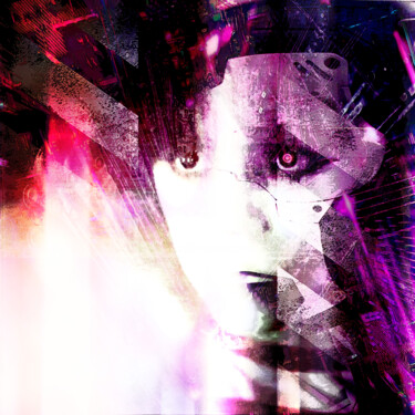 Цифровое искусство под названием "AI girl no.002" - Qlstuff.Limited, Подлинное произведение искусства, Изображение, сгенерир…