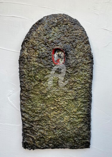 Skulptur mit dem Titel "Valhalla" von Agnieszka Boron, Original-Kunstwerk, Papier