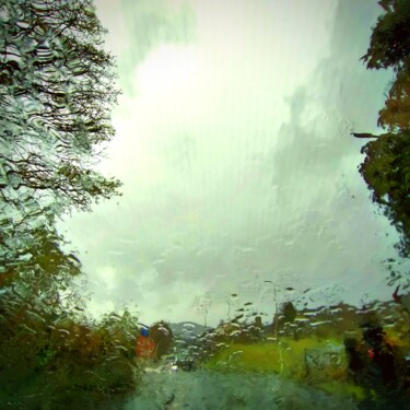 Photographie intitulée "Welsh Rain 16" par Qo, Œuvre d'art originale, Photographie numérique