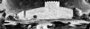 数字艺术 标题为“King Herod’s Palace…” 由J.A. Quattro (Qu4ttroStudio), 原创艺术品, 数字油画