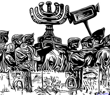 Arte digital titulada "Judaea Capta Black" por J.A. Quattro (Qu4ttroStudio), Obra de arte original, Fotografía no manipulada