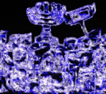 Arte digital titulada "Judaea Capta Blue D…" por J.A. Quattro (Qu4ttroStudio), Obra de arte original, Fotografía no manipula…
