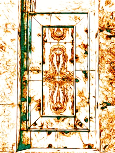 Digitale Kunst getiteld "Copper Moriah Marbl…" door J.A. Quattro (Qu4ttroStudio), Origineel Kunstwerk, Niet gemanipuleerde f…