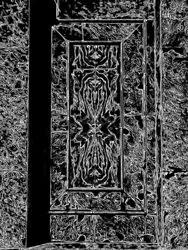 Digitale Kunst getiteld "Black Moriah Marble…" door J.A. Quattro (Qu4ttroStudio), Origineel Kunstwerk, Niet gemanipuleerde f…