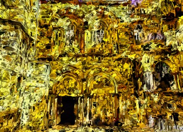 Arts numériques intitulée "Sepulcher of Gold,…" par J.A. Quattro (Qu4ttroStudio), Œuvre d'art originale, Photographie non ma…