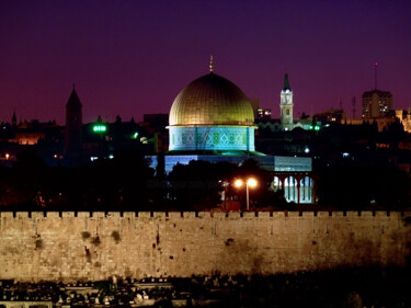 Photography titled "Dome of the Rock We…" by J.A. Quattro (Qu4ttroStudio), Original Artwork, Non Manipulated Photography