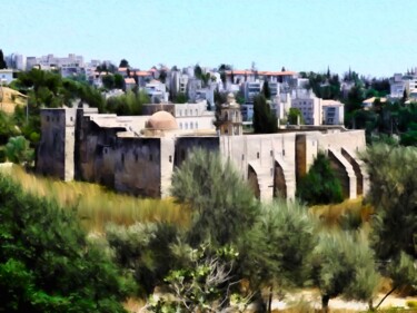 Arts numériques intitulée "Monastery Fort Pain…" par J.A. Quattro (Qu4ttroStudio), Œuvre d'art originale, Photographie non m…