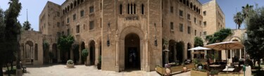 Fotografie mit dem Titel "YMCA Jerusalem Hori…" von J.A. Quattro (Qu4ttroStudio), Original-Kunstwerk, Nicht bearbeitete Foto…