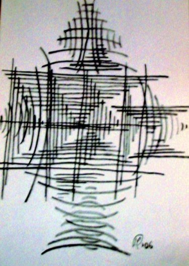 Drawing titled "dimension 4" by Matthew Quain, Original Artwork