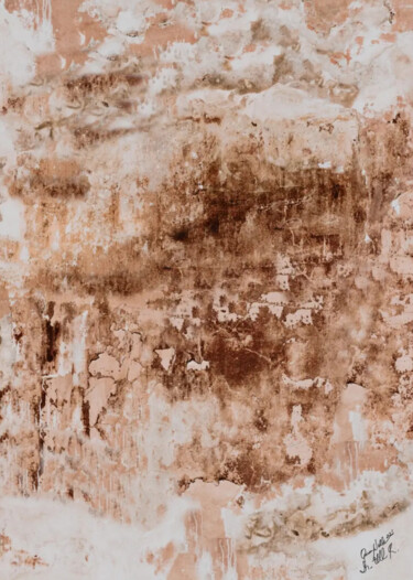 Ζωγραφική με τίτλο "Rustic Abstract Wal…" από Queennoble Dr. Elle Ramirez, Αυθεντικά έργα τέχνης, Ακρυλικό Τοποθετήθηκε στο…