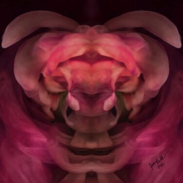 Fotografia zatytułowany „Flower Bug Photogra…” autorstwa Queennoble Dr. Elle Ramirez, Oryginalna praca, Manipulowana fotogra…