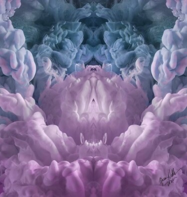 Fotografia zatytułowany „Holy Purple Heaven:…” autorstwa Queennoble Dr. Elle Ramirez, Oryginalna praca, Manipulowana fotogra…