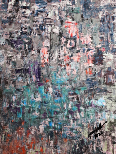Картина под названием "Pixelated 2" - Queennoble Dr. Elle Ramirez, Подлинное произведение искусства, Акрил Установлен на Дер…