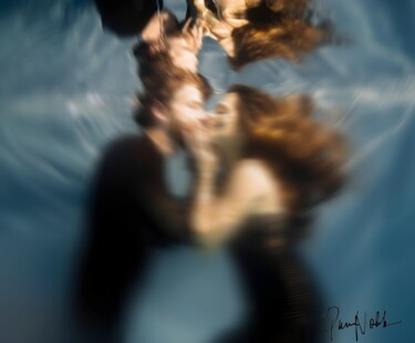 Photography titled "Kissing Underwater…" by Queennoble Dr. Elle Ramirez, Original Artwork, Analog photography
