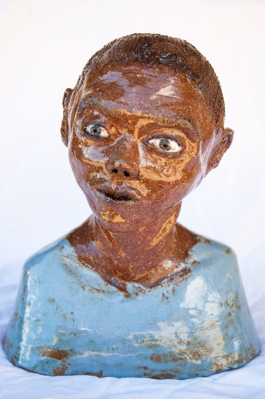 The New World Sculpture titled "The New World" by Elena Uljancic, Original Art, Ceramics
