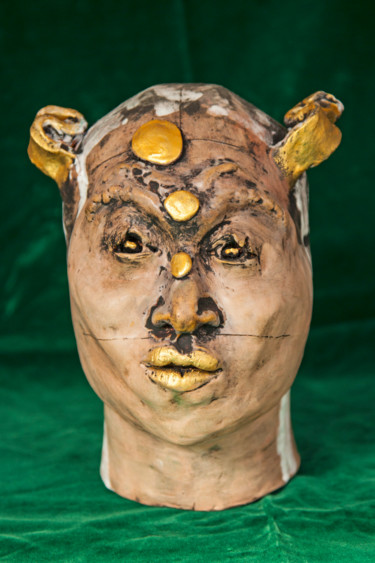 Lovatar Sculpture intitulée "Lovatar" par Elena Uljancic, Œuvre d'art originale, Céramique