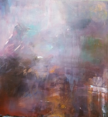 Malerei mit dem Titel "Abstrait" von Michele Quence, Original-Kunstwerk, Öl